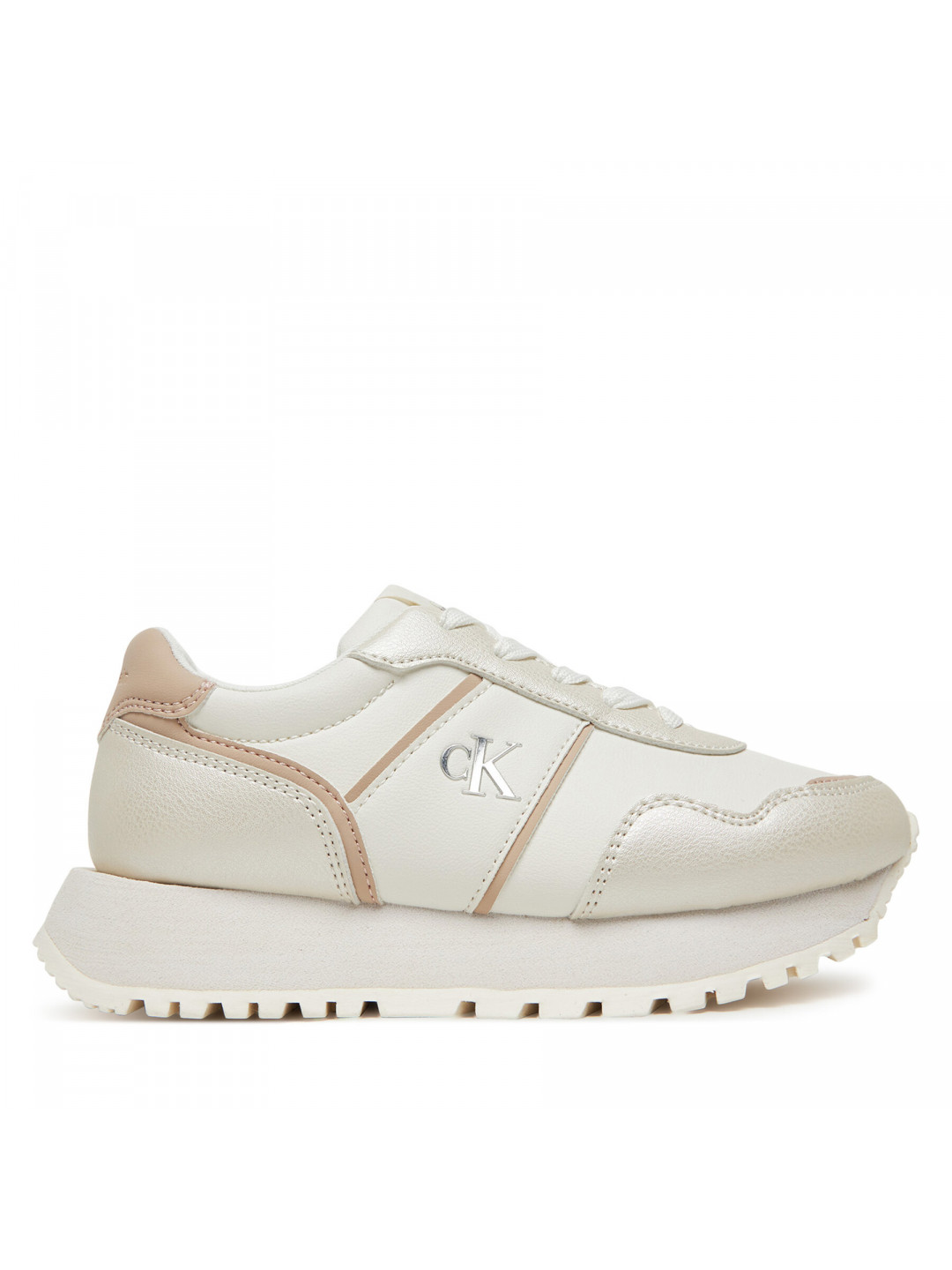 Sneakersy Calvin Klein Jeans V3A9-82034-1355A M Écru